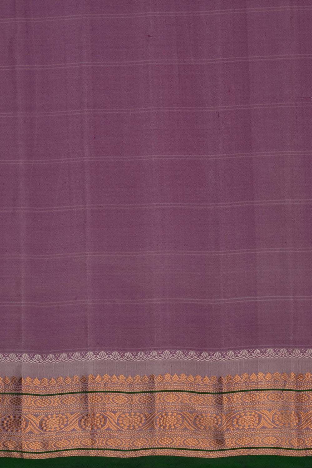 Image of Gadwal Kattam Purple Saree